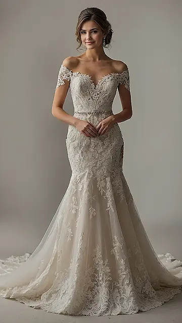 Coastal Vows, Mermaid Gown
