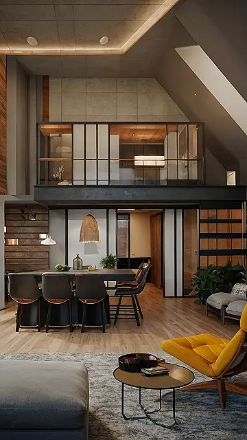 Modern Loft Design Ideas for Open Concept Living Spaces