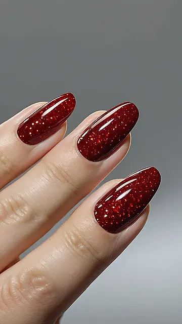 Coral & Scarlet Mani