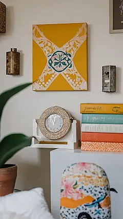 Here’s a title and two paragraphs based on the image and keyword “diy home decor”: