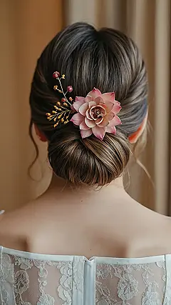 Whispering Blooms Bun