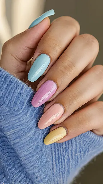Shimmering Vacation Mani