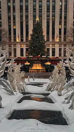 NYC Christmas Sparkle:  Tree of Memory