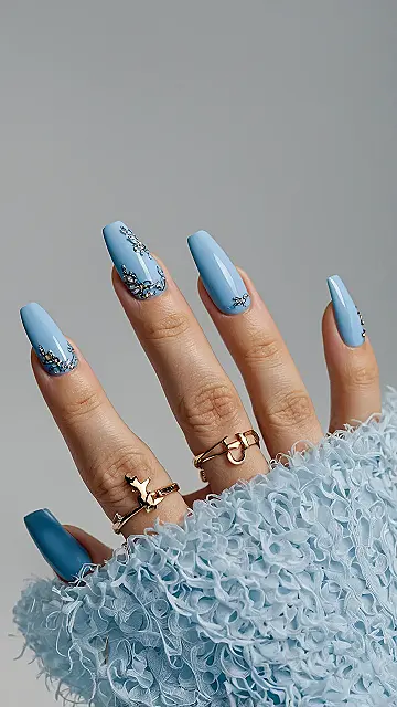 True Blue Mani