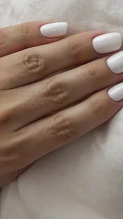 White Nails with a Twist