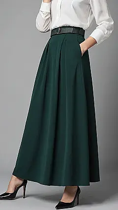 Skirt Fall Outfits:  “Flowy and Fabulous!”