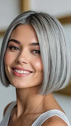 Grey Bobs:  The Coolest Cut in Town!