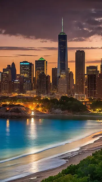 NYC’s Evening Glow