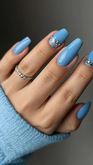 Azure Love Nails