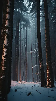 Lost in a Minimalist Winter Wonderland: