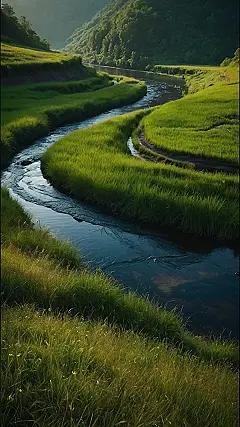 *   Winding Reflections