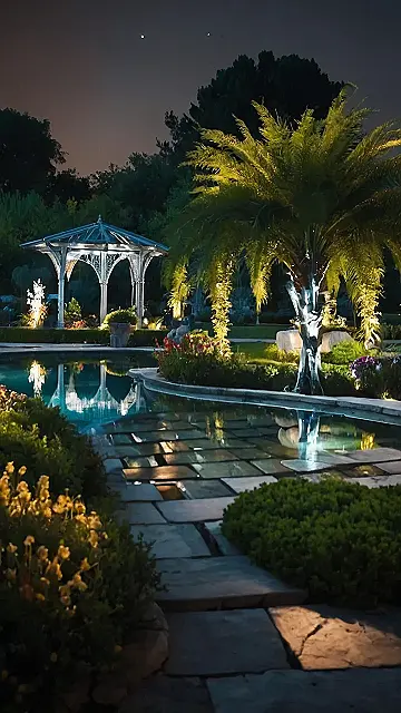 “Where the Pool Meets the Garden”