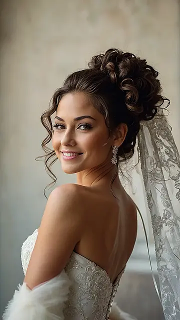 Curly Bridal Bliss