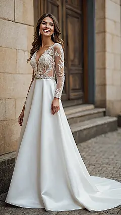 Statement Sleeves for Saying I Do