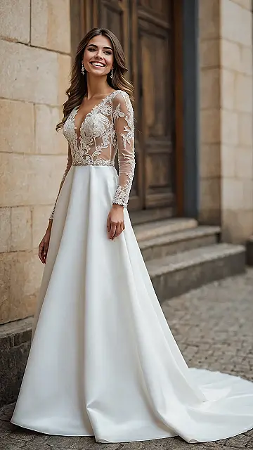 Statement Sleeves for Saying I Do