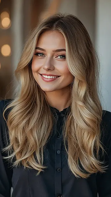 Brunette’s Blonde Kiss