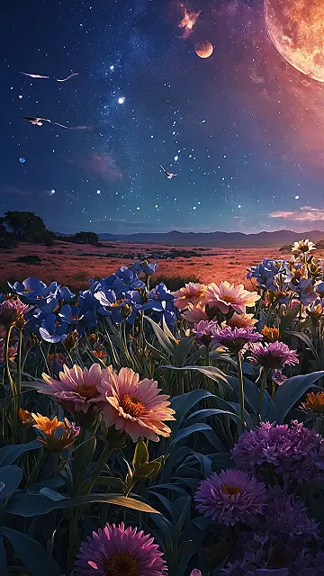 Cosmic Sunset Dreams