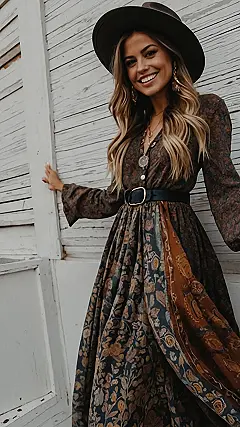 Autumn’s Embrace:  Boho Chic Awakens
