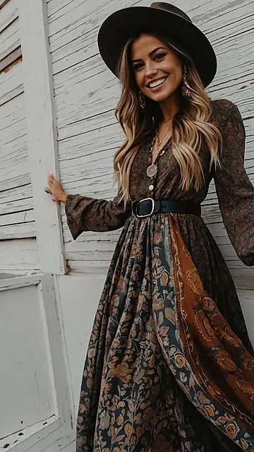 Autumn’s Embrace:  Boho Chic Awakens