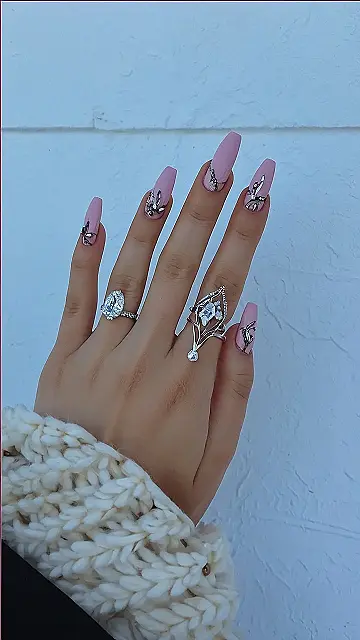 Crimson Christmas Nails