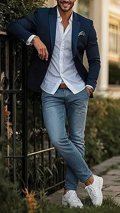 Blazer & Sneakers: The New Cool