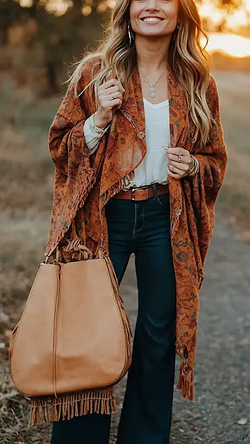 Flowing Autumn:  Boho’s Free Spirit