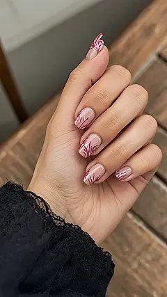 Hot Pink Power Mani