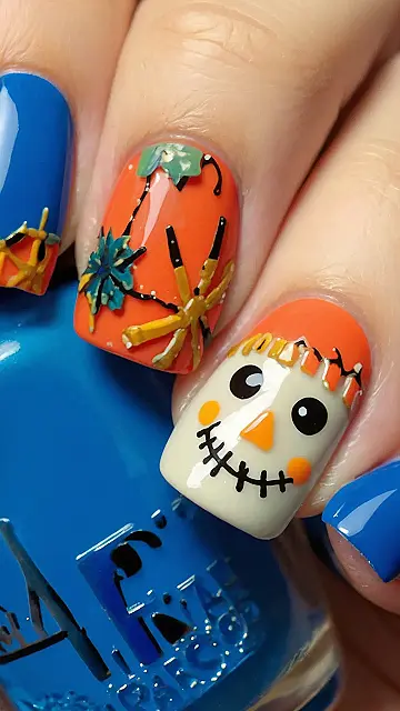 Scarecrow Nails: Ready to Scare-ify Your Look!: