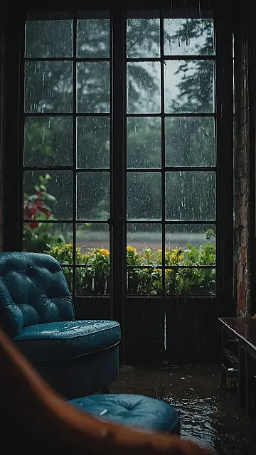 Cozy Rain Embrace