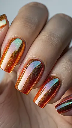 Chrome Horizon Nails