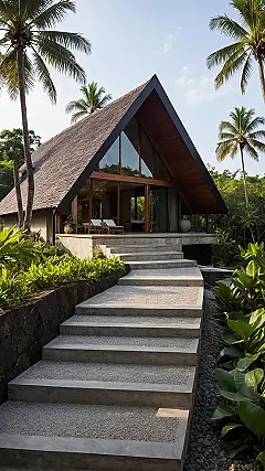 Palm Shaded Workspace