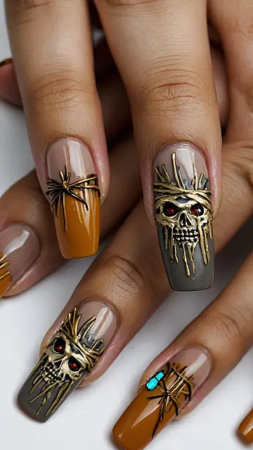 Nail-tastic Scarecrow Nails!: