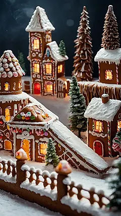 Holiday Gingerbread House