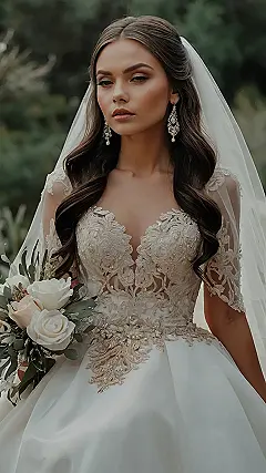 Bridal Half-Up Perfection