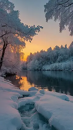 Serene Snowfall