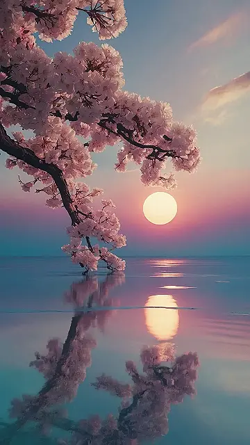 Sunset Spring Calm