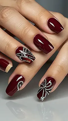 Bow-hemian Nails