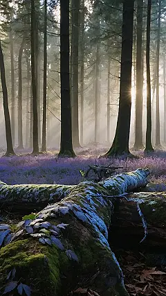 Sunbeams and Sleepy Trees