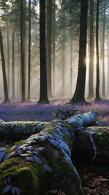 Sunbeams and Sleepy Trees