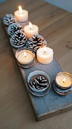 Cozy Christmas Candle Crafts