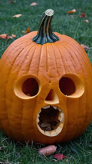 Pumpkin Carving Gone Wrong?!