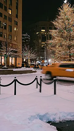 Lights, Taxi, Holiday