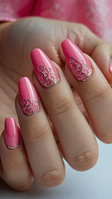 Radiant Rose Mani