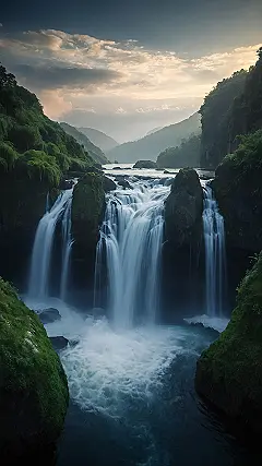 Serene Sundown Steps: