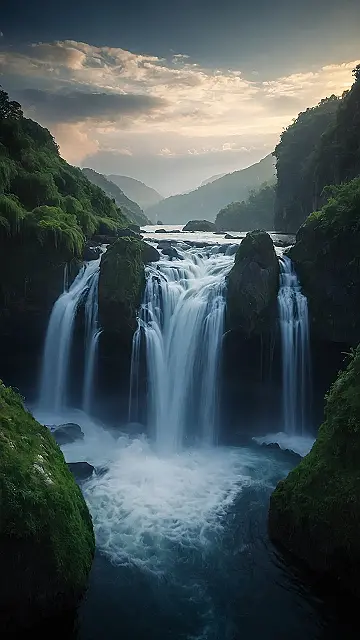 Serene Sundown Steps: