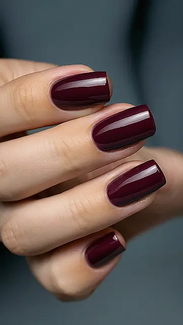 Wine-Kissed Nails