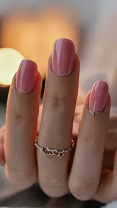 Fall in Love with Fall Pink Nails!