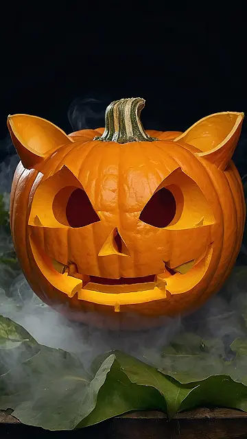 This Jack-O-Lantern is CAT-astrophic!