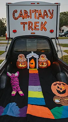 Spooky Truck Bed Makeover