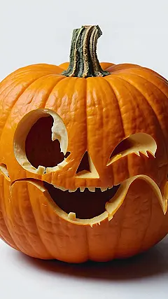 Pumpkin Carving:  Wink, Wink!